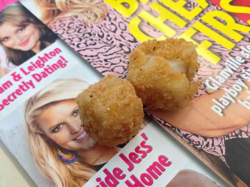 Two Fish McBites, which are not the Chicken of the Sea.