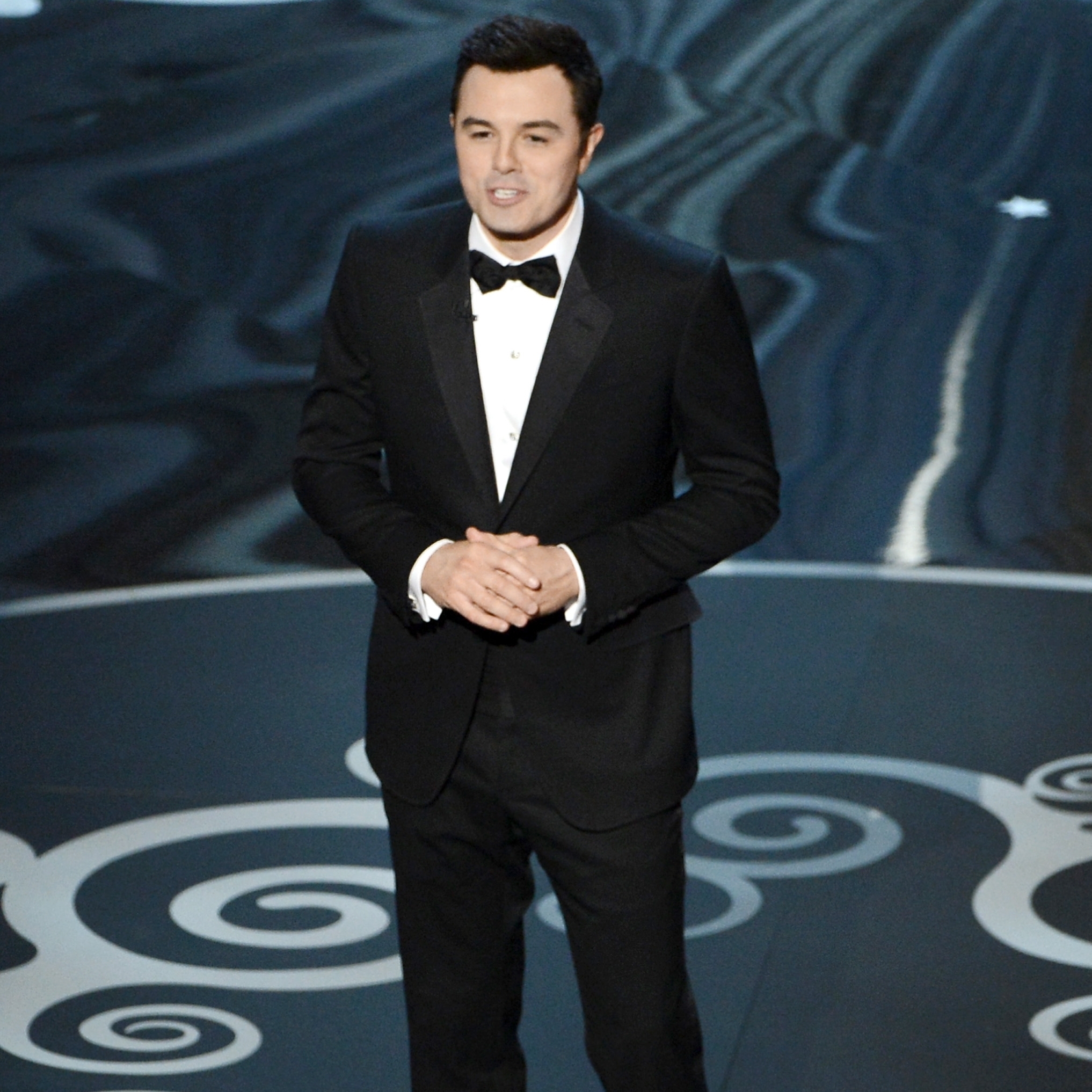 Host Seth McFarlane during Sunday's Academy Awards ceremony at the Dolby Theatre in Hollywood, Calif.