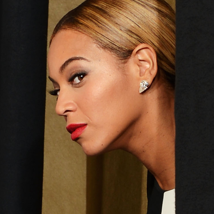 Woman with a plan: Beyonce at the 55th annual Grammys in Los Angeles.