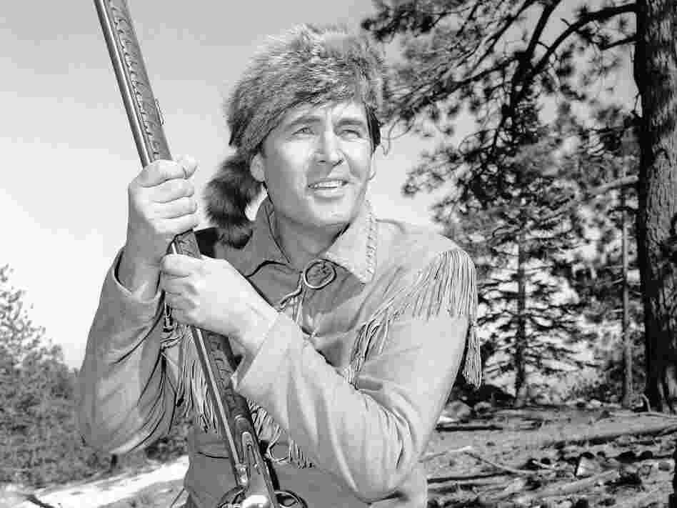 Actor Fess Parker played Davy Crockett in the 1950s Disney television series Davy Crockett, King of the Wild Frontier.