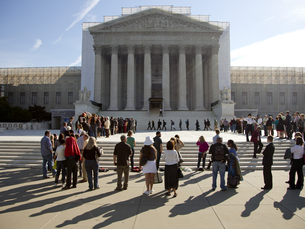 The Supreme Court on Wednesday weighs the future of a key provision of the landmark Voting Rights Act.
