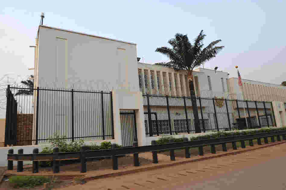 The U.S. Embassy in Bangui, the capital of the Central African Republic, was evacuated on Dec. 28, 2012, because of security concerns as the CAR government continues to combat rebels.
