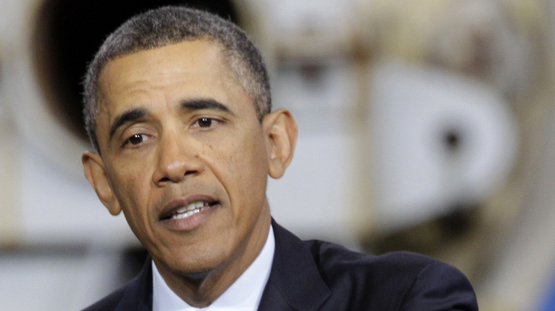 President Obama speaks Tuesday about the sequester in Newport News, Va. (AP)