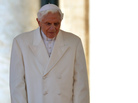 Pope Benedict XVI as he arrived on the altar in St. Peter's Square Wednesday for his last general audience. Pope Benedict XVI as he arrived on the altar in St. Peter's Square Wednesday for his last general audience.