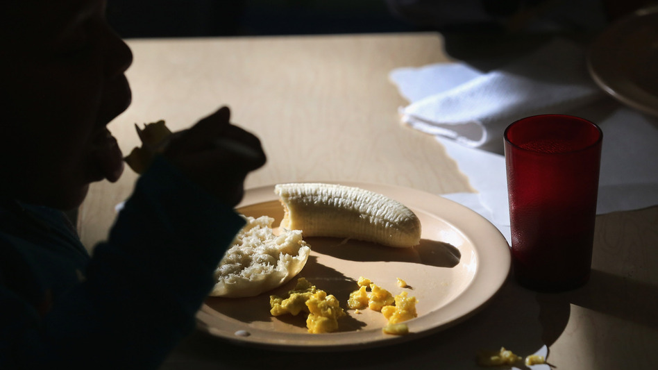 Children eat breakfast at a federally funded Head Start program. Many Head Start administrators are concerned they may have to cut back on the number of enrolled children if the sequester moves ahead.
