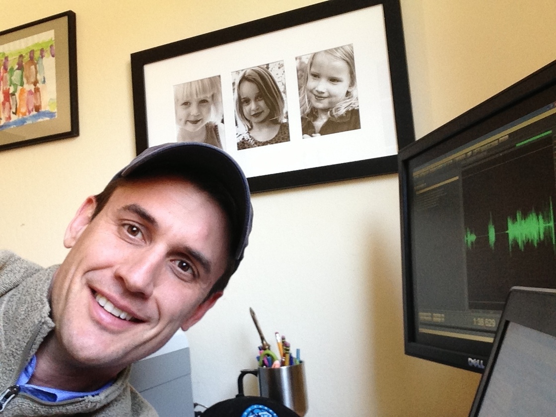 NPR's Steve Henn works from his Silicon Valley home. He says his fragmented schedule allows him to fit in time with his daughters. "It works for me because, in the end, the hours balance out — and I am in control of my time," he says.