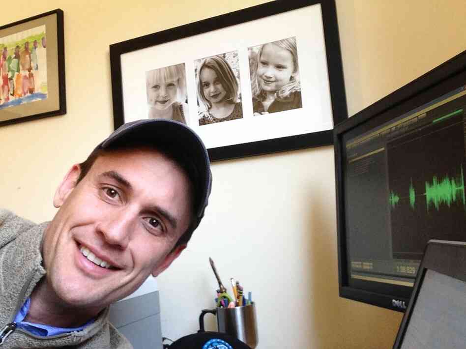 NPR's Steve Henn works from his Silicon Valley home. He says his fragmented schedule allows him to fit in time with his daughters. "It works for me because, in the end, the hours balance out — and I am in control of my time," he says.