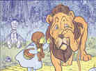 Wonderful Wizard of Oz book cover detail Wonderful Wizard of Oz book cover detail