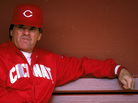 Pete Rose holds the record for all-time hits, but he was banned from baseball in 1989 for gambling on the game. Now, his records — but not his name — appear on Topps baseball cards. Pete Rose holds the record for all-time hits, but he was banned from baseball in 1989 for gambling on the game. Now, his records — but not his name — appear on Topps baseball cards.