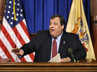 Republican New Jersey Gov. Chris Christie speaks with reporters in Trenton, N.J., this month. Christie was not invited to this year's CPAC conference. Republican New Jersey Gov. Chris Christie speaks with reporters in Trenton, N.J., this month. Christie was not invited to this year's CPAC conference.