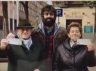 A Spanish man bought two theater tickets and gave them to an elderly couple after he received free cash from an ATM set up by Coca-Cola. A Spanish man bought two theater tickets and gave them to an elderly couple after he received free cash from an ATM set up by Coca-Cola.