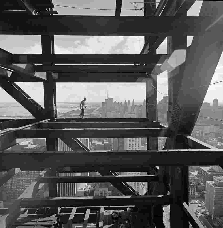 John Hancock Chicago construction, Skidmore, Owings & Merrill, Chicago, Ill., 1970