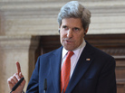 Secretary of State John Kerry during a news conference Thursday in Rome. Secretary of State John Kerry during a news conference Thursday in Rome.