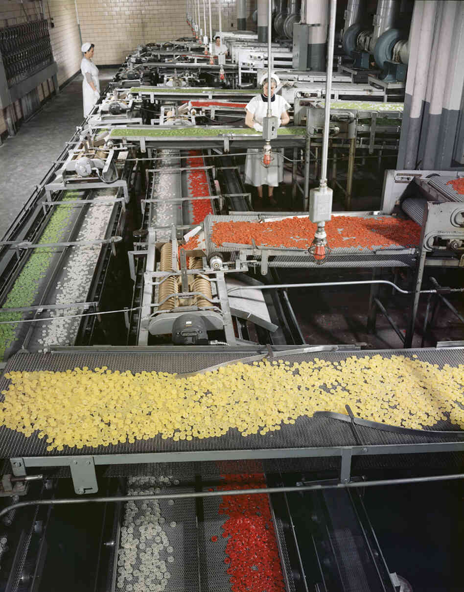 Life Savers Factory, Port Chester, N.Y., 1956. Although he is most well-known for his photographs of architecture, Stoller was also often assigned to photograph stories about innovations in technology and man's relationship with machinery. Life Savers Factory, Port Chester, N.Y., 1956. Although he is most well-known for his photographs of architecture, Stoller was also often assigned to photograph stories about innovations in technology and man's relationship with machinery.