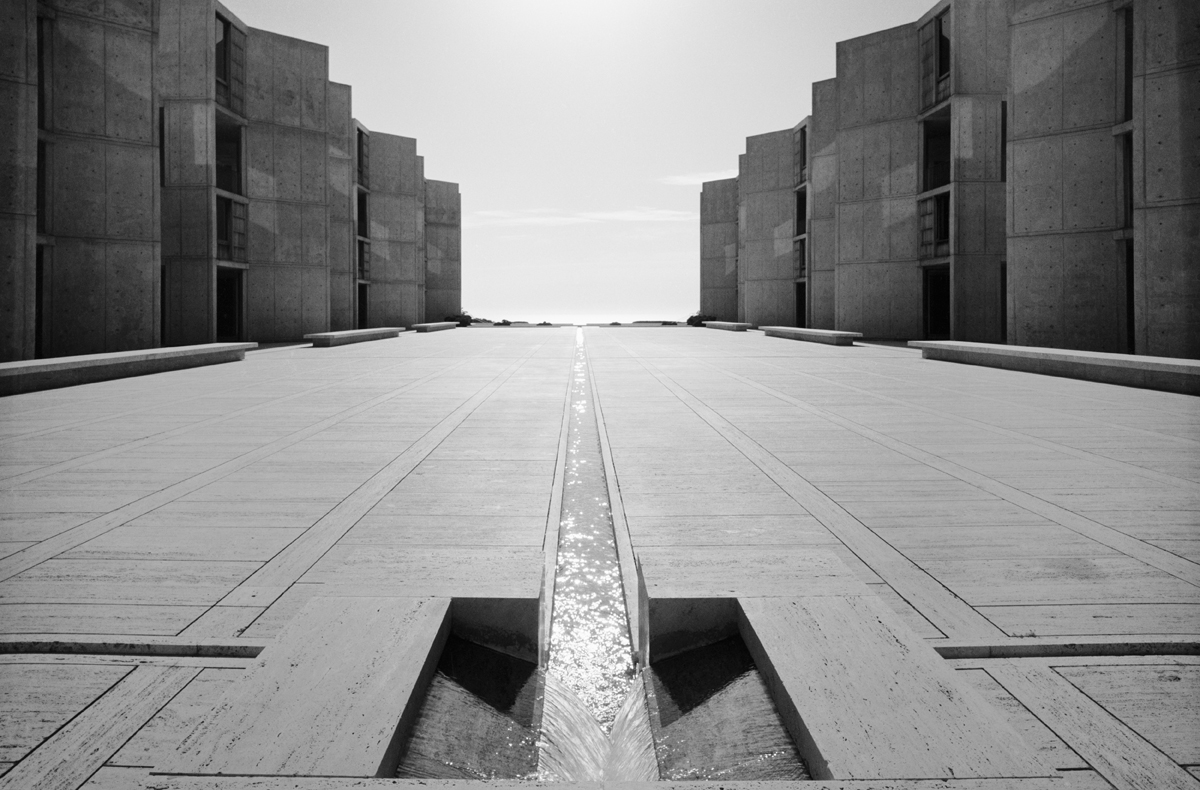 <em>Salk Institute of Biological Research, Louis Kahn, La Jolla, Calif.,</em> 1977