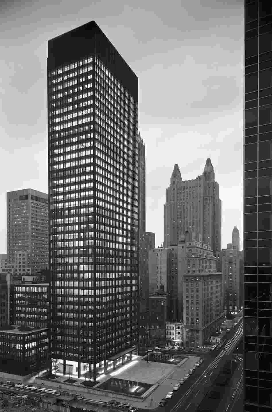 Seagram Building, Mies van der Rohe with Philip Johnson, New York, N.Y., 1958