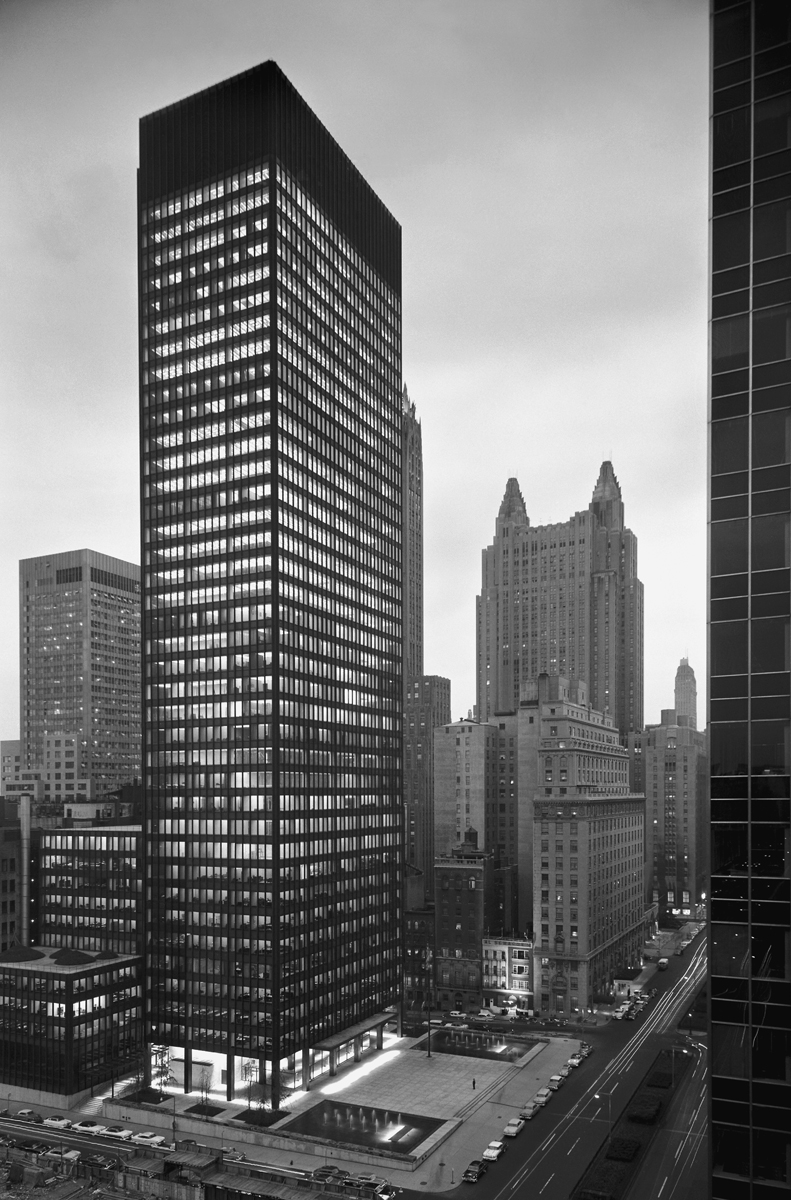 <em>Seagram Building, Mies van der Rohe with Philip Johnson, New York, N.Y.,</em> 1958