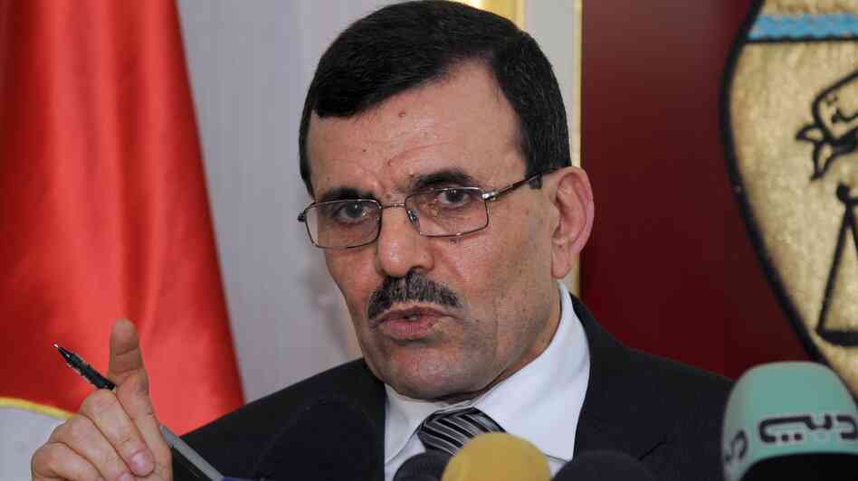 Tunisia's Prime Minister-designate, Ali Larayedh, speaks during a Feb. 26 press conference. His priorities will include forming a stable government and overseeing the writing of a new constitution.