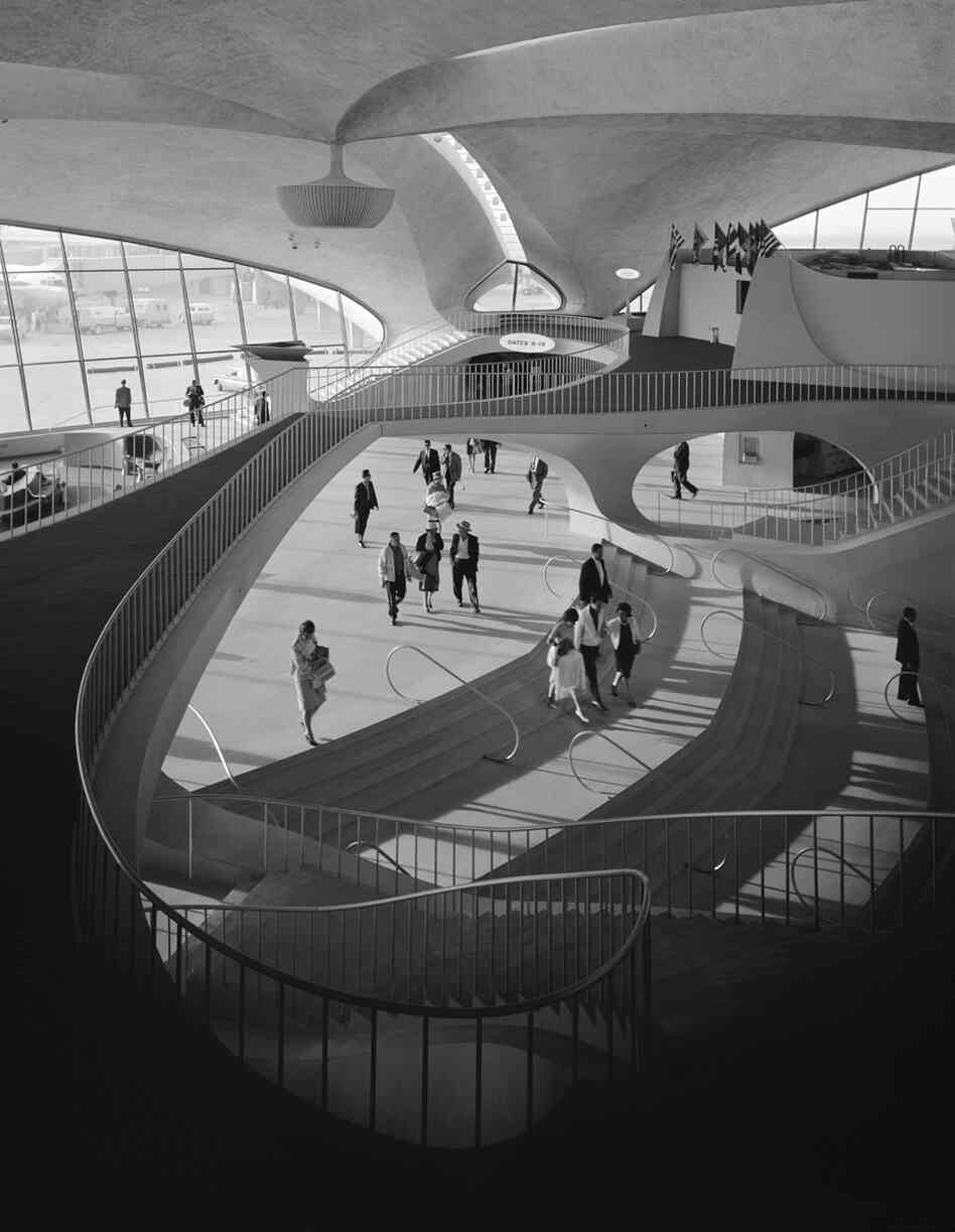 TWA Terminal at Idlewild (now JFK) Airport, Eero Saarinen, New York, N.Y., 1962