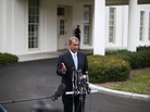 House Speaker John Boehner speaks to the media after a meeting with President Obama on Friday. House Speaker John Boehner speaks to the media after a meeting with President Obama on Friday.