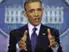 President Obama speaks to reporters Friday at the White House after he met with congressional leaders regarding the sequester. "Even with these cuts in place, folks all across this country will work hard to make sure that we keep the recovery going," said Obama. "But Washington sure isn't making it easy."