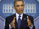 President Obama speaks to reporters Friday at the White House after he met with congressional leaders regarding the sequester. "Even with these cuts in place, folks all across this country will work hard to make sure that we keep the recovery going," said Obama. "But Washington sure isn't making it easy." President Obama speaks to reporters Friday at the White House after he met with congressional leaders regarding the sequester. "Even with these cuts in place, folks all across this country will work hard to make sure that we keep the recovery going," said Obama. "But Washington sure isn't making it easy."