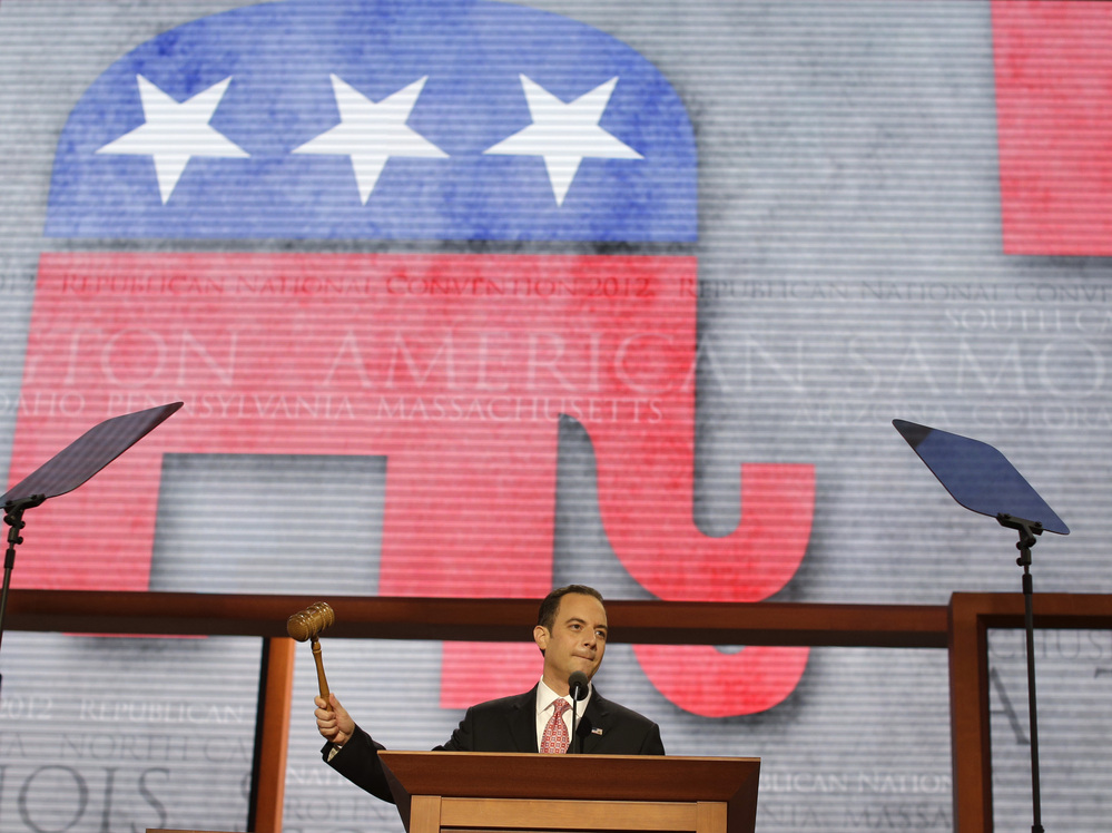 Republican National Committee Chairman Reince Priebus, shown here in August at the Republican National Convention, has named a five-member task force to conduct a review of what went wrong for his party in the November elections.