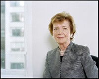 Mary Robinson was Ireland's first female president. A former United Nations High Commissioner and activist lawyer, she has advocated for human rights around the world.