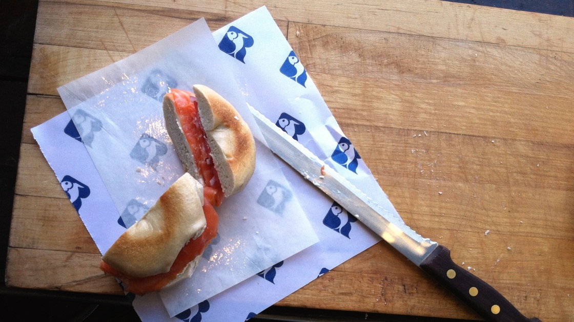 Russ and Daughters, which opened on the Lower East Side in 1914, specializes in smoked fish.