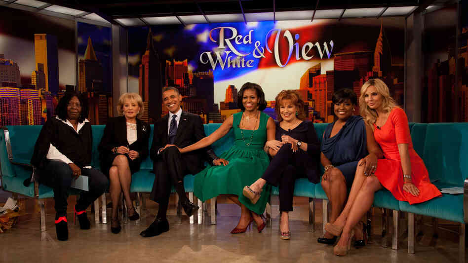 President Obama and first lady Michelle Obama posed with the ladies from The View during an appearance on the show last fall in New York.