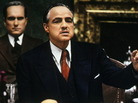 Robert Duvall and Marlon Brando in The Godfather. Robert Duvall and Marlon Brando in The Godfather.