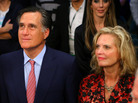 Former Republican presidential candidate Mitt Romney and wife, Ann, at the MGM Grand Garden Arena on Dec. 8, 2012, in Las Vegas. Former Republican presidential candidate Mitt Romney and wife, Ann, at the MGM Grand Garden Arena on Dec. 8, 2012, in Las Vegas.