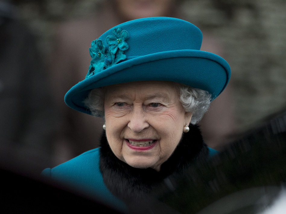 Britain's Queen Elizabeth II has been taken Sunday to a hospital in central London. She's being treated for symptoms of gastroenteritis.