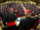 Cardinals from around the world attend a meeting at the Vatican on Monday. They have gathered for their first round of meetings before the conclave to elect the next pope. Cardinals from around the world attend a meeting at the Vatican on Monday. They have gathered for their first round of meetings before the conclave to elect the next pope.