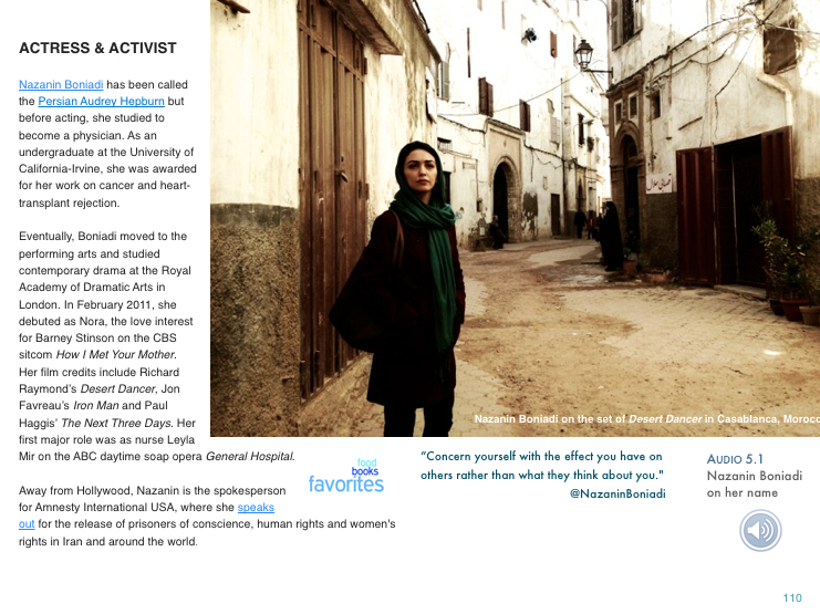 Nazanin Boniadi studied medicine before becoming an actress and activist.