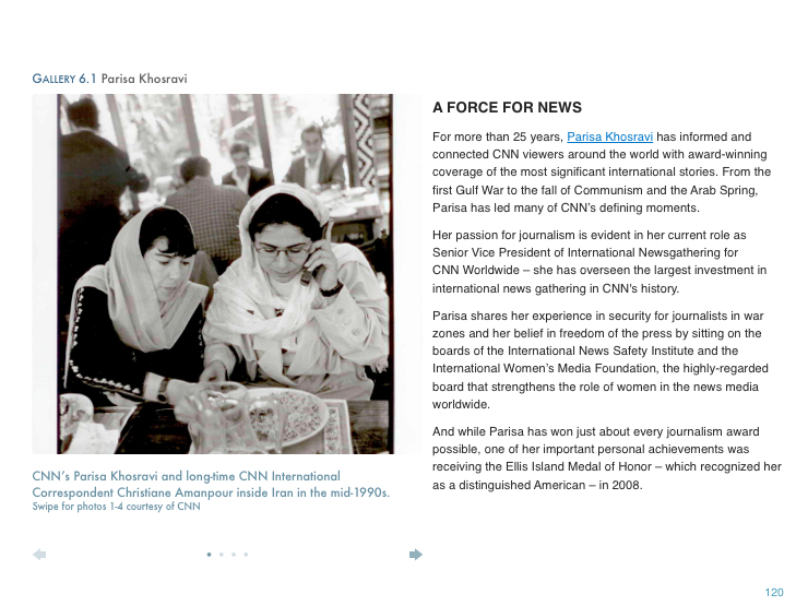 Parisa Khosravi is an award-winning CNN journalist, bringing international stories to viewers for more than 25 years.