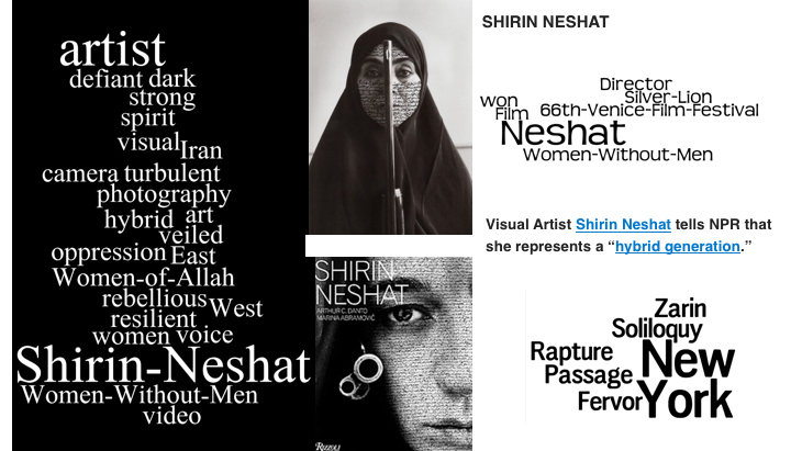 Shirin Neshat is an award-winning visual artist.