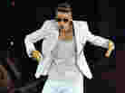 Justin Bieber performs live at 02 Arena on Monday. Justin Bieber performs live at 02 Arena on Monday.