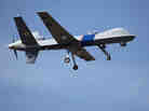 An unmanned drone patrols the U.S.-Canadian border. Attorney General Eric Holder, in a letter to Sen. Rand Paul, R-Ky., said the president could in an "extraordinary circumstance" order a drone strike inside the country. An unmanned drone patrols the U.S.-Canadian border. Attorney General Eric Holder, in a letter to Sen. Rand Paul, R-Ky., said the president could in an "extraordinary circumstance" order a drone strike inside the country.
