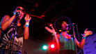 THEESatisfaction, the female rap duo from Seattle, gives a sneak peek of its Sub Pop debut at Red 7 on Friday night. THEESatisfaction, the female rap duo from Seattle, gives a sneak peek of its Sub Pop debut at Red 7 on Friday night.