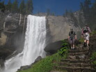 Hikers walk on the Mist Trail to Vernal Fall at Yosemite National Park in California. The National Park Service has to cut $134 million from sites around the country, including Yosemite, due to the lack of a budget deal in Congress. Hikers walk on the Mist Trail to Vernal Fall at Yosemite National Park in California. The National Park Service has to cut $134 million from sites around the country, including Yosemite, due to the lack of a budget deal in Congress.