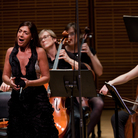 Soprano Veronica Cangemi with members of the Emsemble Matheus at their Zankel Hall performance on March 6, 2013. Soprano Veronica Cangemi with members of the Emsemble Matheus at their Zankel Hall performance on March 6, 2013.