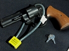 The Department of Veterans Affairs began giving out gun locks in 2008, modeling a national gun safety program called Project ChildSafe The Department of Veterans Affairs began giving out gun locks in 2008, modeling a national gun safety program called Project ChildSafe
