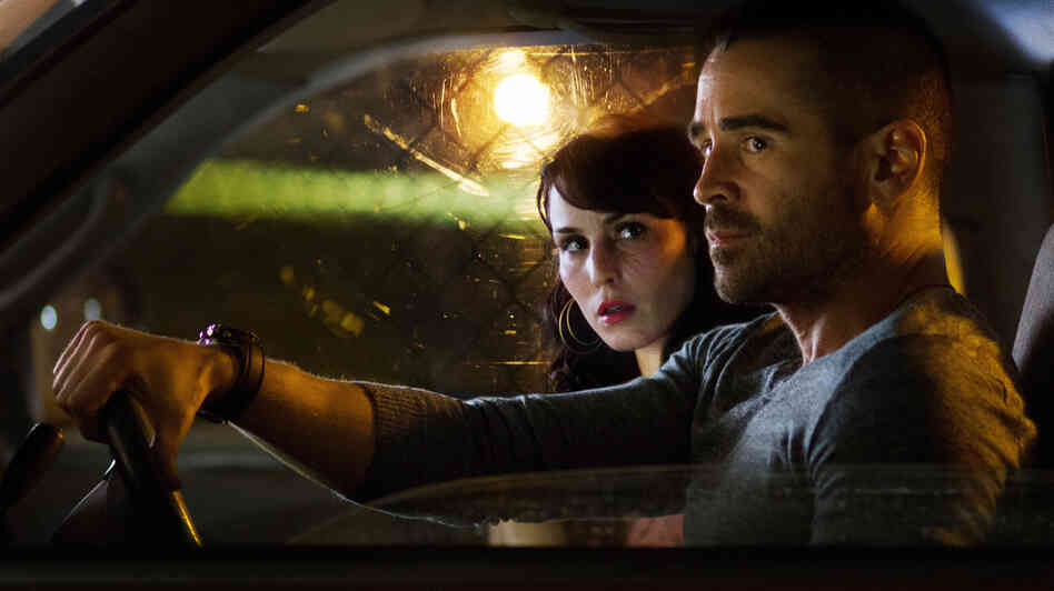 Victor and Beatrice (Colin Farrell and Noomi Rapace) are two central cogs in the multiethnic New York City revenge war that rages throughout Dead Man Down. Victor and Beatrice (Colin Farrell and Noomi Rapace) are two central cogs in the multiethnic New York City revenge war that rages throughout Dead Man Down.