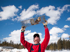 John Hoogland of the University of Maryland's Center for Environmental Science holds up a female prairie dog to check for signs of pregnancy, nursing or injury. John Hoogland of the University of Maryland's Center for Environmental Science holds up a female prairie dog to check for signs of pregnancy, nursing or injury.