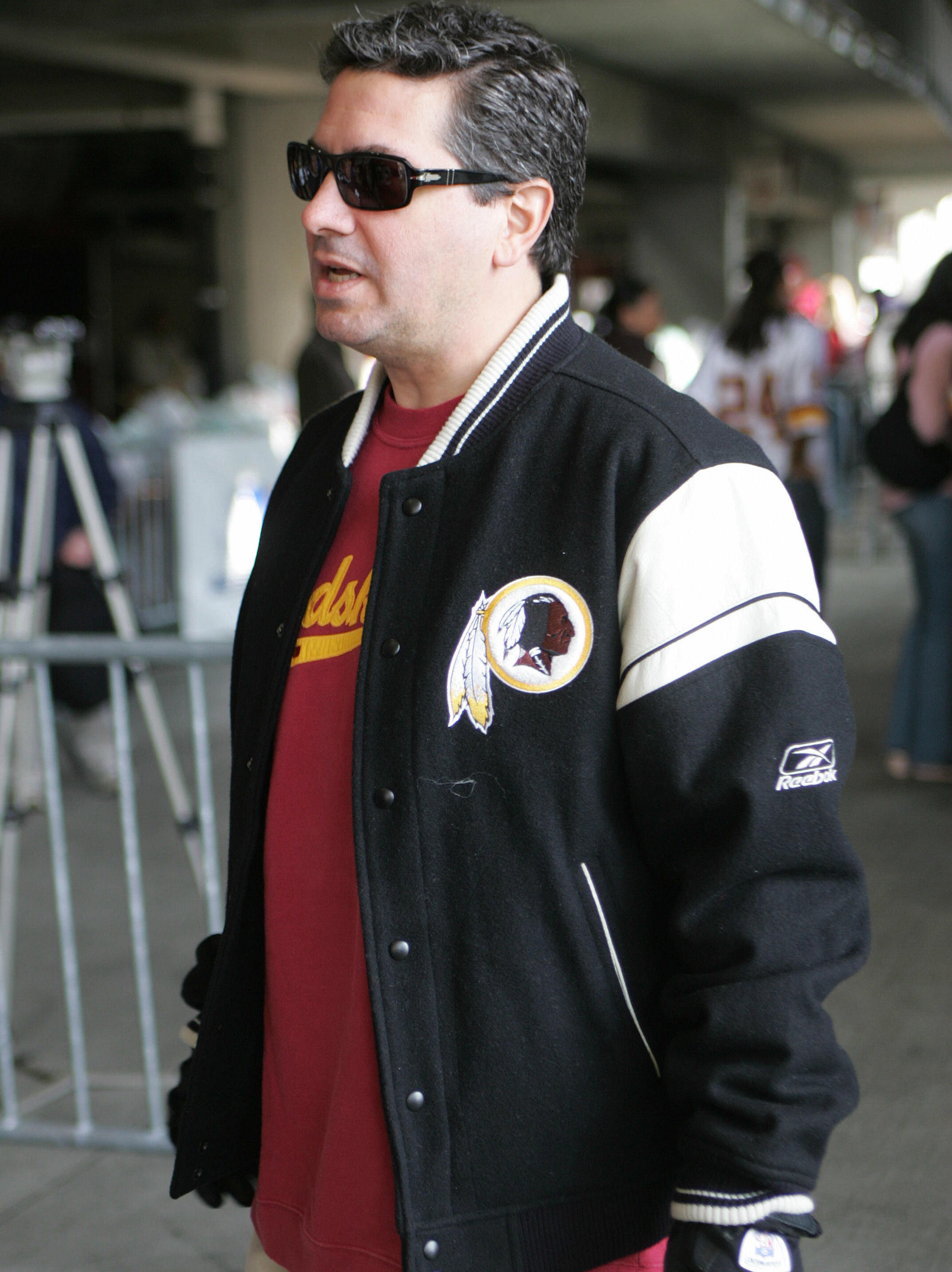 Owner Dan Snyder's Washington Redskins team faces a challenge from Native Americans over its right to trademark the name, which they say is offensive.