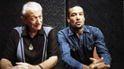 Charlie Musselwhite and Ben Harper. Charlie Musselwhite and Ben Harper.