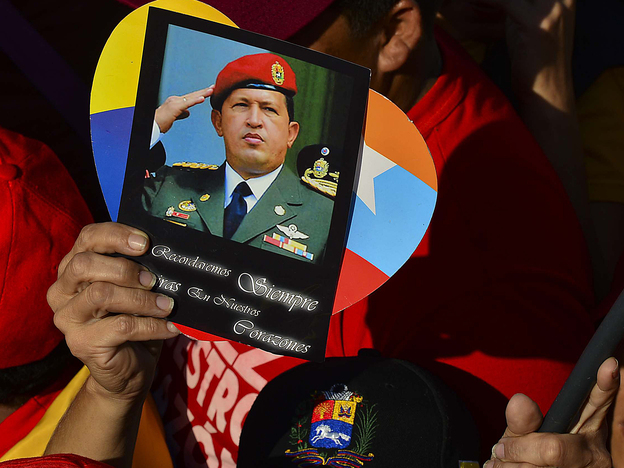In Caracas, Venezuela, early Friday, supporters of the late President Hugo Chávez were in the streets ahead of his funeral.