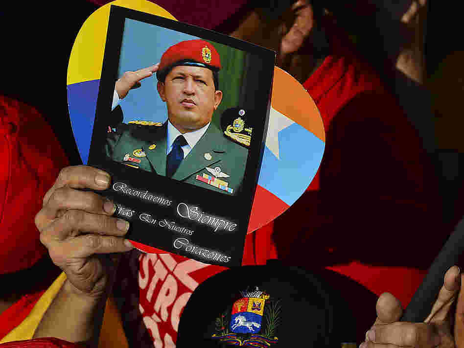 In Caracas, Venezuela, early Friday, supporters of the late President Hugo Chávez were in the streets ahead of his funeral.