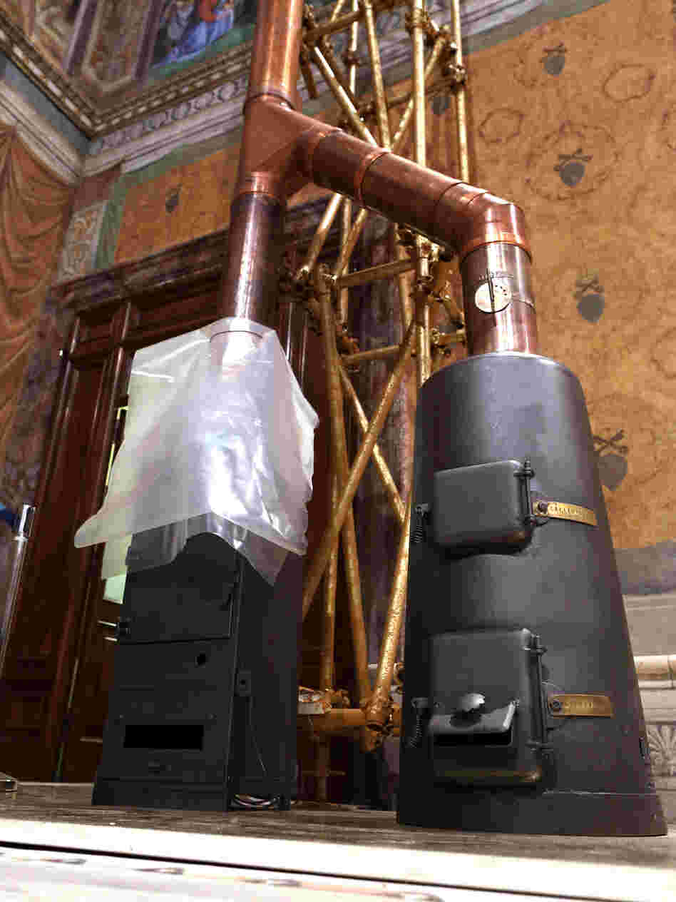 The stoves installed inside the Sistine Chapel will be used to burn ballots after they are tallied as well as signal to outside world, via black or white smoke, whether or not a new pope has been elected.